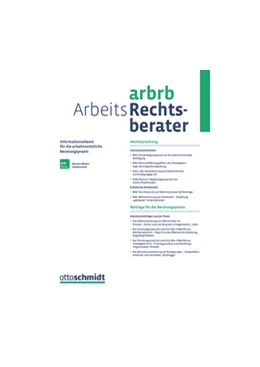 Abbildung von Der Arbeits-Rechts-Berater - ArbRB | 1. Auflage | 2018 | beck-shop.de
