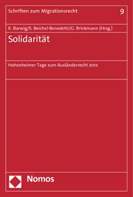 Abbildung von Barwig / Beichel-Benedetti | Solidarität | 1. Auflage | 2013 | 9 | beck-shop.de