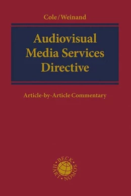 Abbildung von Cole / Metzdorf | Audiovisual Media Services Directive | 1. Auflage | 2024 | beck-shop.de