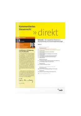 Abbildung von KSR direkt - Kommentiertes Steuerrecht direkt | 1. Auflage | 2018 | beck-shop.de