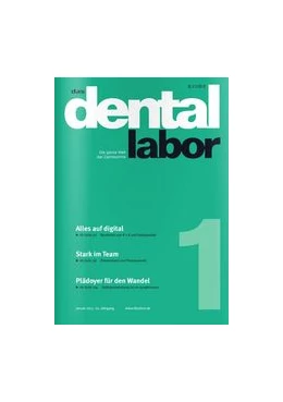 Abbildung von das dental labor | 66. Auflage | 2018 | beck-shop.de