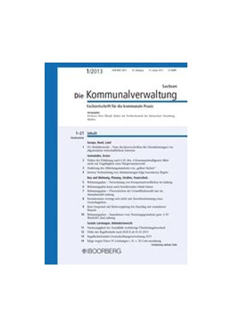 Abbildung von Die Kommunalverwaltung Sachsen | 29. Auflage | 2018 | beck-shop.de