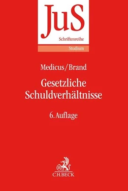 Abbildung von Medicus / Brand
   
  | Gesetzliche Schuldverhältnisse | 6. Auflage | 2023 | Band 50 | beck-shop.de