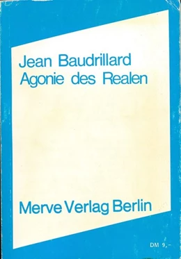 Abbildung von Baudrillard | Agonie des Realen | 1. Auflage | 2016 | beck-shop.de