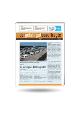 Abbildung von der gefahrgutbeauftragte | 29. Auflage | 2018 | beck-shop.de