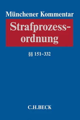 Abbildung von Münchener Kommentar zur Strafprozessordnung: StPO, Band 2: Bd. 2: §§ 151-332 StPO | 1. Auflage | 2016 | beck-shop.de