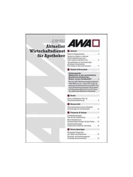 Abbildung von AWA • Aktueller Wirtschaftsdienst für Apotheker | 43. Auflage | 2018 | beck-shop.de