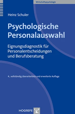 Abbildung von Schuler | Psychologische Personalauswahl | 4. Auflage | 2014 | beck-shop.de