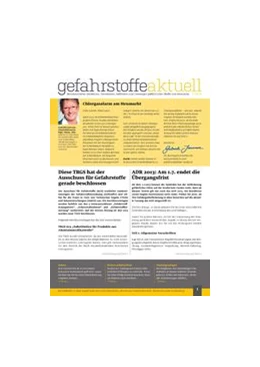 Abbildung von Gefahrstoffe aktuell | 1. Auflage | 2018 | beck-shop.de