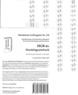 Abbildung von v. Dürckheim | Dürckheim-Register - HGB dtv | 2. Auflage | 2013 | beck-shop.de