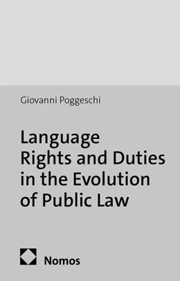 Abbildung von Poggeschi | Language Rights and Duties in the Evolution of Public Law | 1. Auflage | 2013 | 23 | beck-shop.de