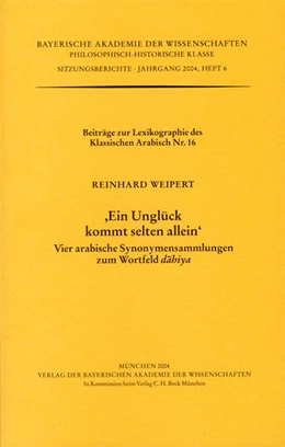Abbildung von Weipert, Reinhard | 'Ein Unglück kommt selten allein' | 1. Auflage | 2004 | Heft 2004/6 | beck-shop.de