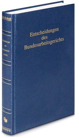 Abbildung von Entscheidungen des Bundesarbeitsgerichts (BAGE 107) | 1. Auflage | 2005 | 107 | beck-shop.de