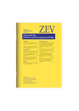 Abbildung von ZEV • Zeitschrift für Erbrecht und Vermögensnachfolge | 25. Auflage | 2018 | beck-shop.de