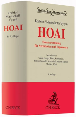Abbildung von Korbion / Mantscheff | Honorarordnung für Architekten und Ingenieure: HOAI | 9. Auflage | 2016 | Band 59 | beck-shop.de
