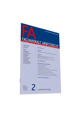 Abbildung von Volker Wagner / Inken Gallner (Hrsg.) | Fachanwalt Arbeitsrecht • FA | 22. Auflage | 2018 | beck-shop.de