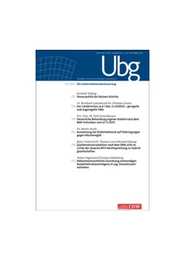 Abbildung von Ubg - Unternehmensbesteuerung | 11. Auflage | 2018 | beck-shop.de