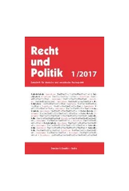 Abbildung von RUP - Recht und Politik | 54. Auflage | 2018 | beck-shop.de