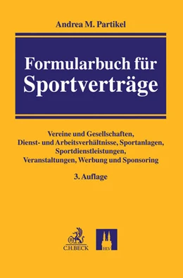 Abbildung von Partikel | Formularbuch für Sportverträge | 3. Auflage | 2015 | beck-shop.de