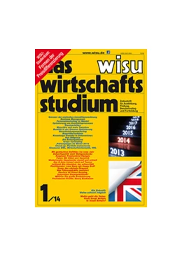Abbildung von wisu - das wirtschaftsstudium | 1. Auflage | 2018 | beck-shop.de