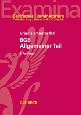 Abbildung von Grigoleit / Herresthal | BGB Allgemeiner Teil | 3. Auflage | 2015 | beck-shop.de