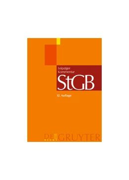Abbildung von Laufhütte / Rissing-van Saan | Leipziger Kommentar Strafgesetzbuch: StGB | 12. Auflage | | beck-shop.de