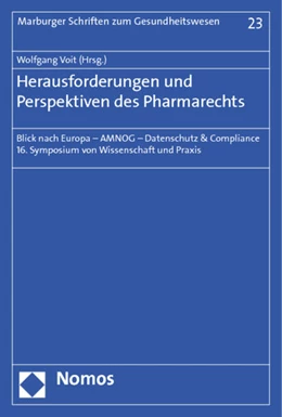 Abbildung von Voit (Hrsg.) | Herausforderungen und Perspektiven des Pharmarechts | 1. Auflage | 2014 | 23 | beck-shop.de