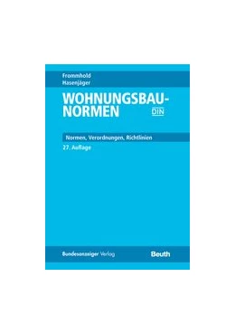 Abbildung von Frommhold / Hasenjäger | Wohnungsbau-Normen | 27. Auflage | 2014 | beck-shop.de