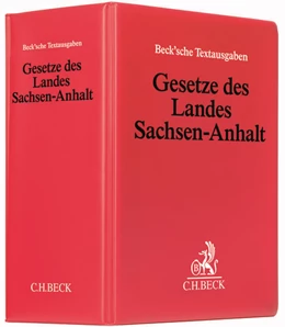 Abbildung von Gesetze des Landes Sachsen-Anhalt Hauptordner 86 mm <br>1 Ersatzordner (leer) | 1. Auflage | 2015 | beck-shop.de