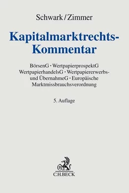 Abbildung von Schwark / Zimmer | Kapitalmarktrechts-Kommentar | 5. Auflage | 2020 | beck-shop.de