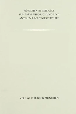 Abbildung von Hellebrand, Walter | Das Prozeßzeugnis im Rechte der gräco-ägyptischen Papyri | 1. Auflage | 1934 | Heft 18 | beck-shop.de