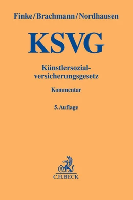 Abbildung von Finke / Brachmann | Künstlersozialversicherungsgesetz: KSVG
   
 | 5. Auflage | 2019 | beck-shop.de