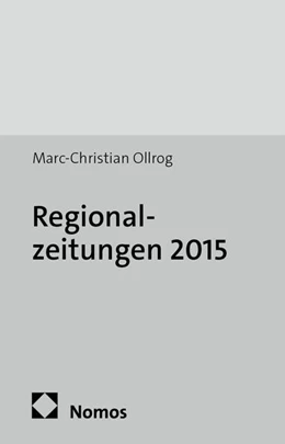 Abbildung von Ollrog | Regionalzeitungen 2015 | 1. Auflage | 2014 | 6 | beck-shop.de
