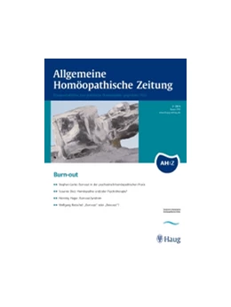 Abbildung von AHZ - Allgemeine Homöopathische Zeitung | 263. Auflage | 2018 | beck-shop.de