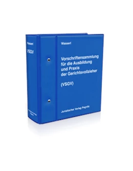 Abbildung von Wasserl | Vorschriftensammlung für die Ausbildung und Praxis der Gerichtsvollzieher | 1. Auflage | 2018 | beck-shop.de