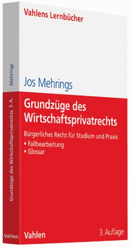 Abbildung von Mehrings | Grundzüge des Wirtschaftsprivatrechts | 3. Auflage | 2015 | beck-shop.de