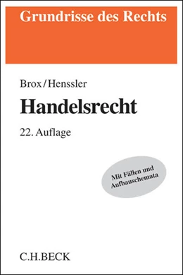Abbildung von Brox / Henssler | Handelsrecht | 22. Auflage | 2016 | beck-shop.de