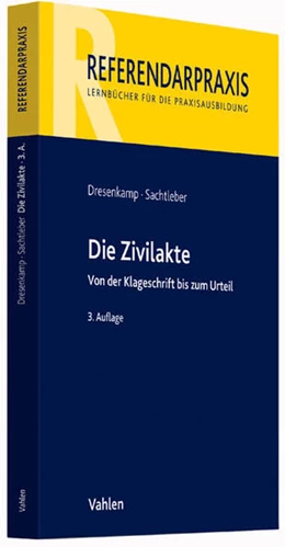 Abbildung von Dresenkamp / Sachtleber | Zivilakte | 3. Auflage | 2015 | beck-shop.de