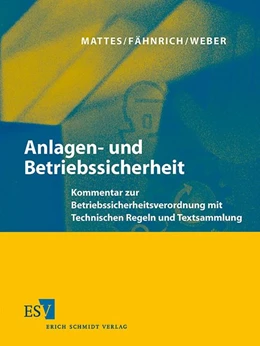 Abbildung von Mattes / Fähnrich | Anlagen- und Betriebssicherheit • ohne Aktualisierungsservice | 1. Auflage | 2018 | beck-shop.de