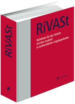 Abbildung von Bundesministerium der Justiz | Richtlinien für den Verkehr mit dem Ausland in strafrechtlichen Angelegenheiten (RiVASt) - mit Aktualisierungsservice | 1. Auflage | 2017 | beck-shop.de
