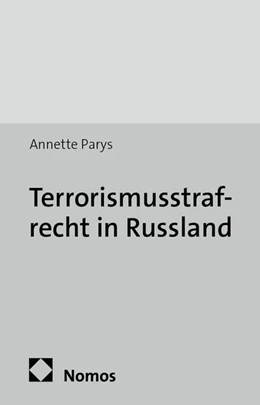 Abbildung von Parys | Terrorismusstrafrecht in Russland | 1. Auflage | 2014 | 16 | beck-shop.de