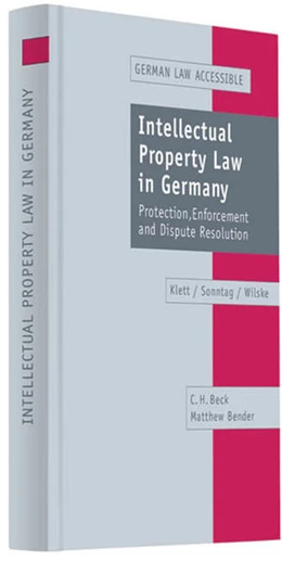 Abbildung von Klett / Sonntag | Intellectual Property Law in Germany | 1. Auflage | 2008 | beck-shop.de
