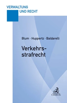 Abbildung von Blum / Huppertz | Verkehrsstrafrecht | 1. Auflage | 2015 | beck-shop.de