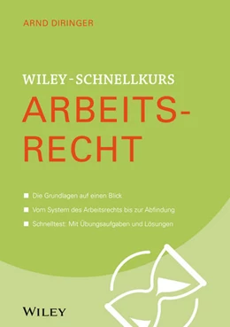 Abbildung von Diringer | Wiley-Schnellkurs Arbeitsrecht | 1. Auflage | 2018 | beck-shop.de