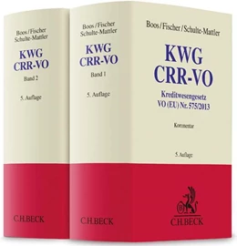 Abbildung von Boos / Fischer | KWG, CRR-VO | 5. Auflage | 2016 | beck-shop.de