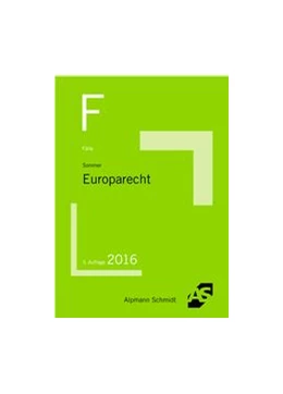 Abbildung von Sommer | Fälle Europarecht | 5. Auflage | 2016 | beck-shop.de
