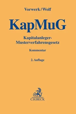 Abbildung von Vorwerk / Wolf     | Kapitalanleger-Musterverfahrensgesetz (KapMuG) | 2. Auflage | 2020 | beck-shop.de