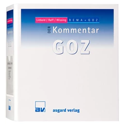 Abbildung von Liebold / Raff | DER Kommentar GOZ | 1. Auflage | 2017 | beck-shop.de