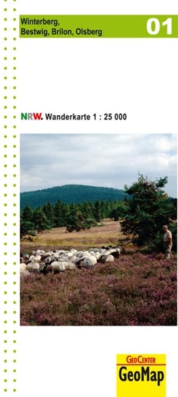 Abbildung von Nordrhein-Westfalen Wanderkarte 01 Winterberg 1 : 25 000 | 3. Auflage | 2021 | beck-shop.de