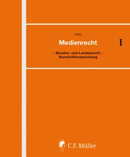 Abbildung von Ring | Medienrecht • mit Aktualisierungsservice | 1. Auflage | 2018 | beck-shop.de